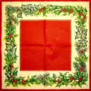 124 Weihnachten Blumen - 3-lagig - Ihr